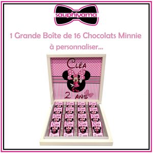 grande boîte 16 chocolats Minnie sauphiyama
