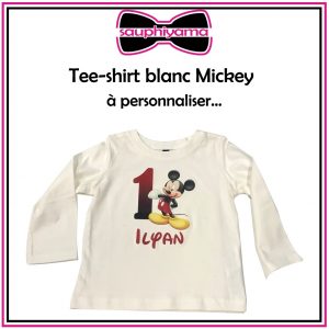 tee-shirt personnalisé Mickey sauphiyama