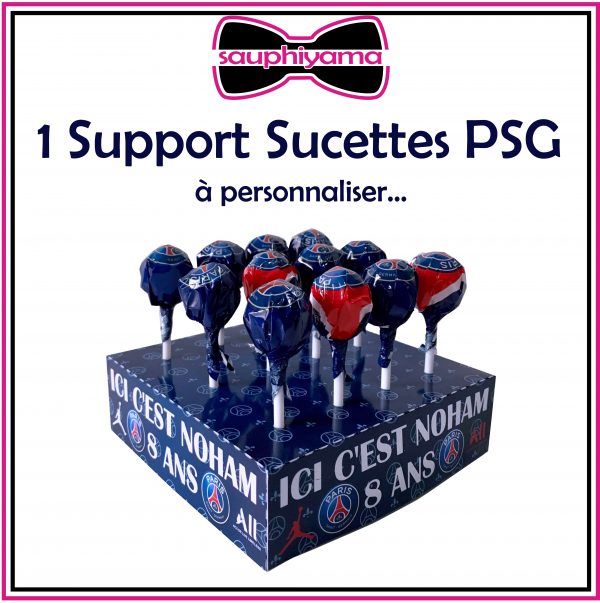support sucette psg personnalisé sauphiyama