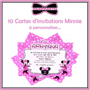 Cartes d'invitations personnalisés sauphiyama