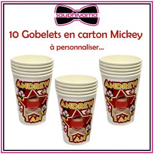 gobelet mickey personnalisé sauphiyama