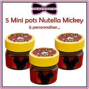 Nutella personnalisé Mickey sauphiyama