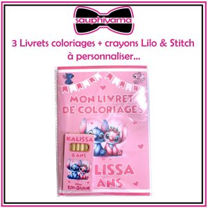 Livret Crayons Coloriage Lilo & Stitch